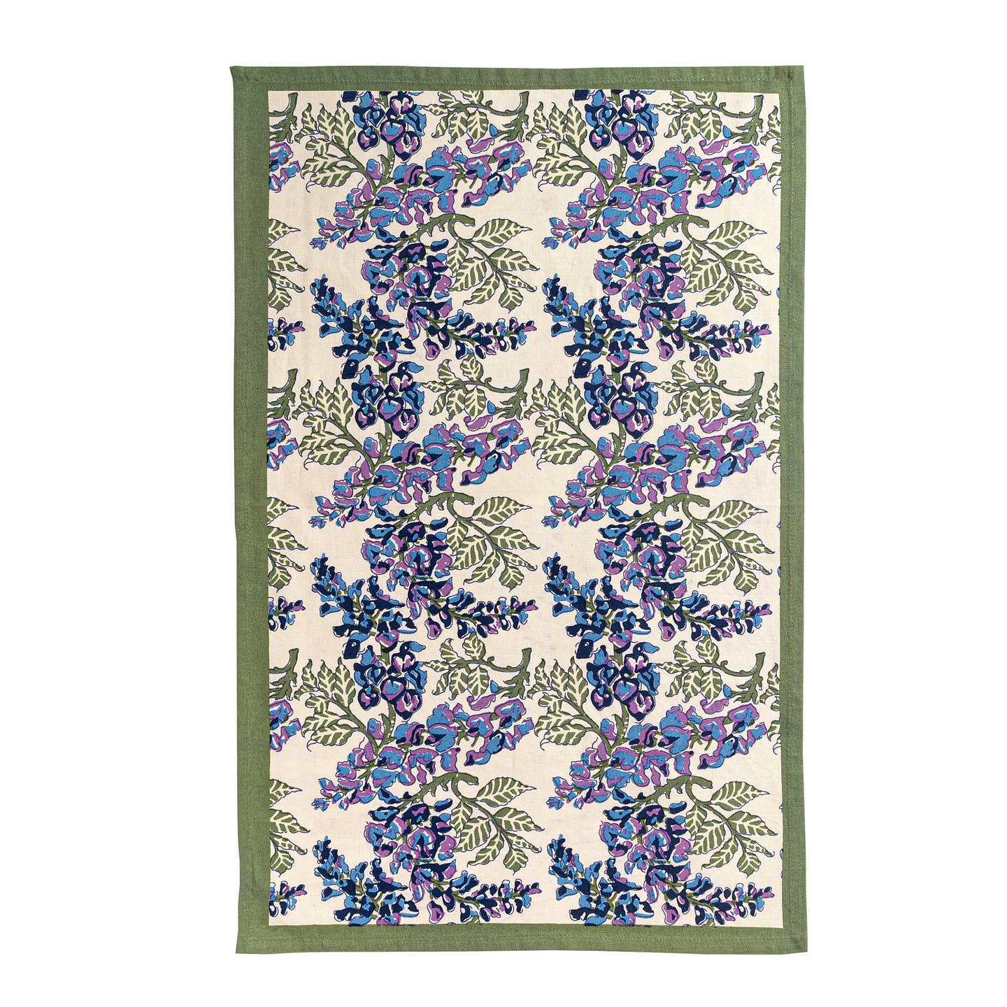 Wisteria Blue & Green Tea Towels - Set of 2