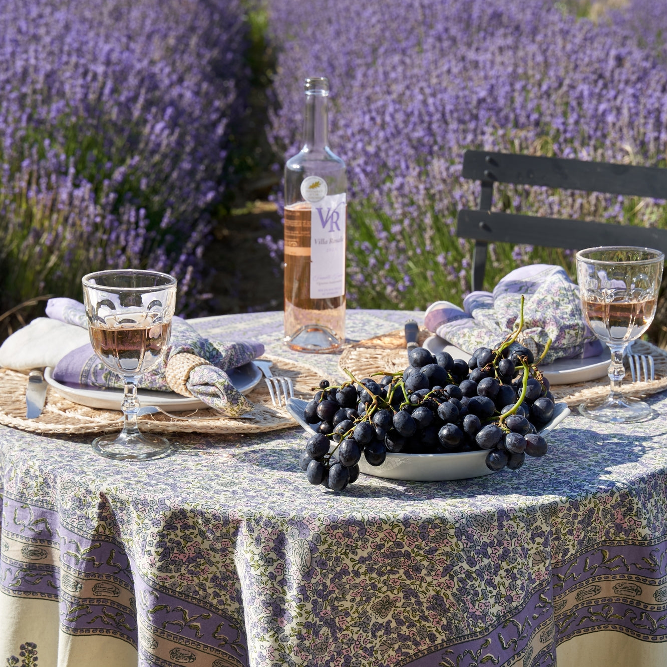 Lavender Purple French Tablecloth