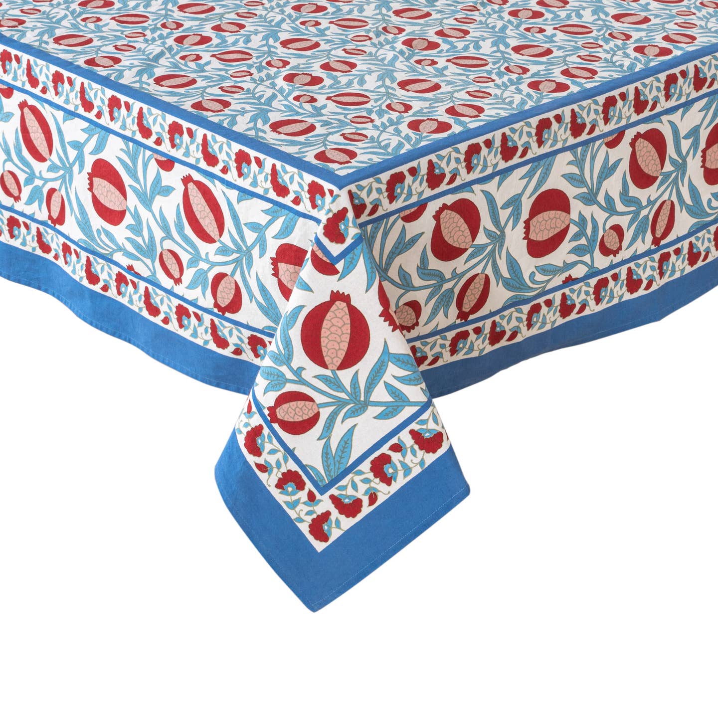 Grenadine Blue & Red Tablecloth