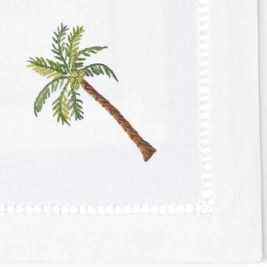Palm Tree Cocktail Napkins Set of 4