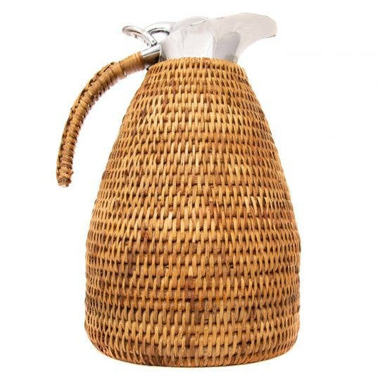 Rattan 1.5 Liter Stainless Steel Carafe