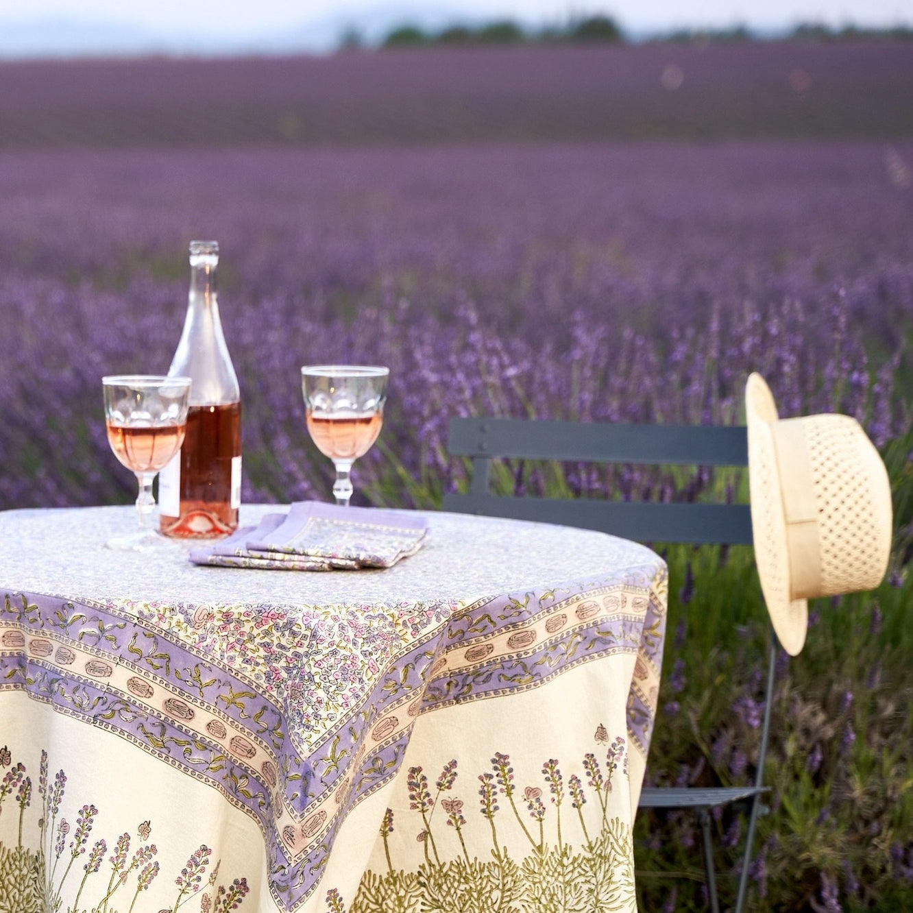 Lavender Purple French Tablecloth