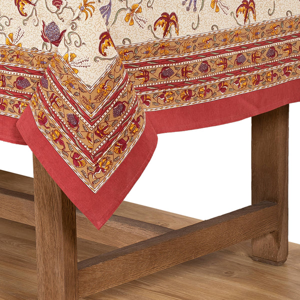 French Tablecloth Fleurs des Indes