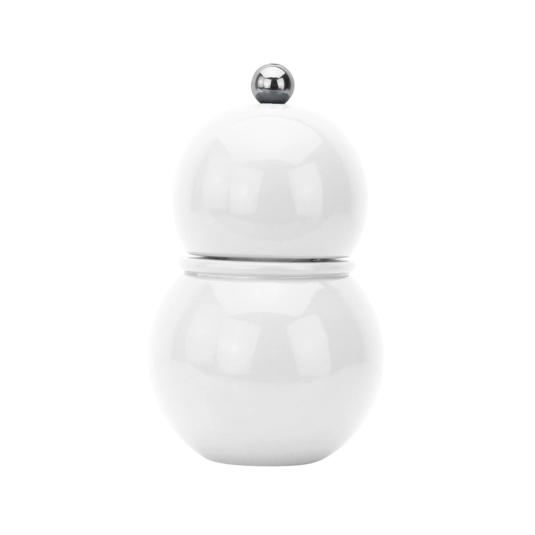 Addison Ross London White Chubbie Salt & Pepper Mill