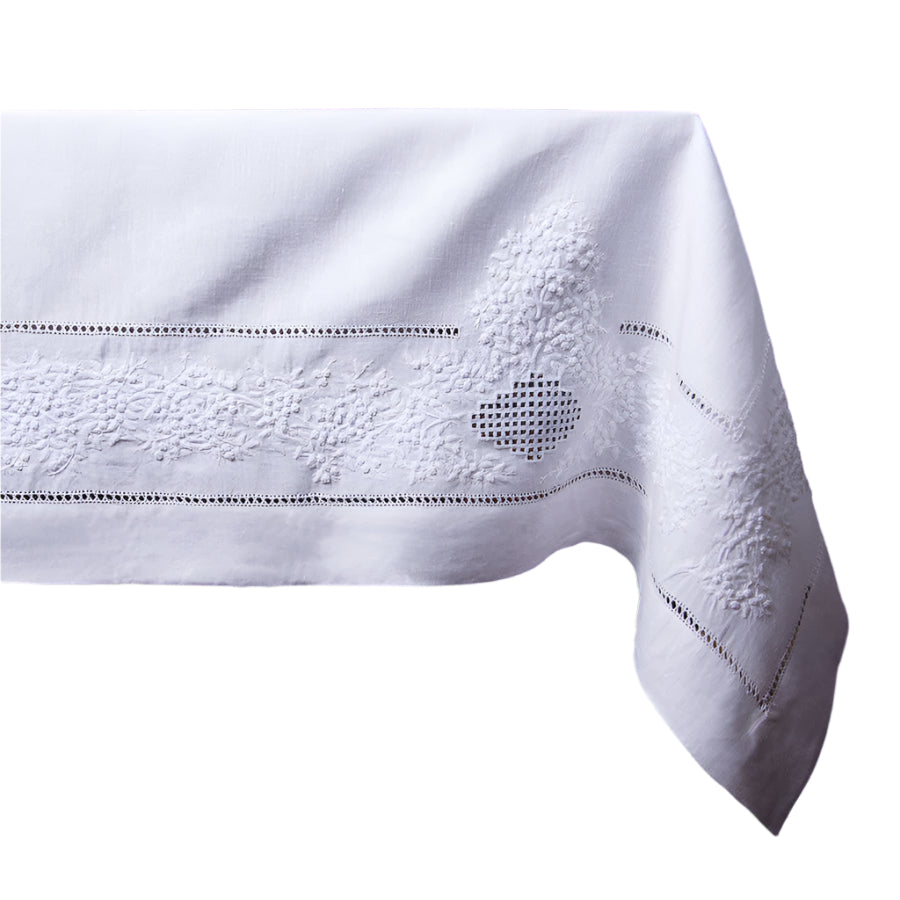 Jardin Classic Linen Tablecloth