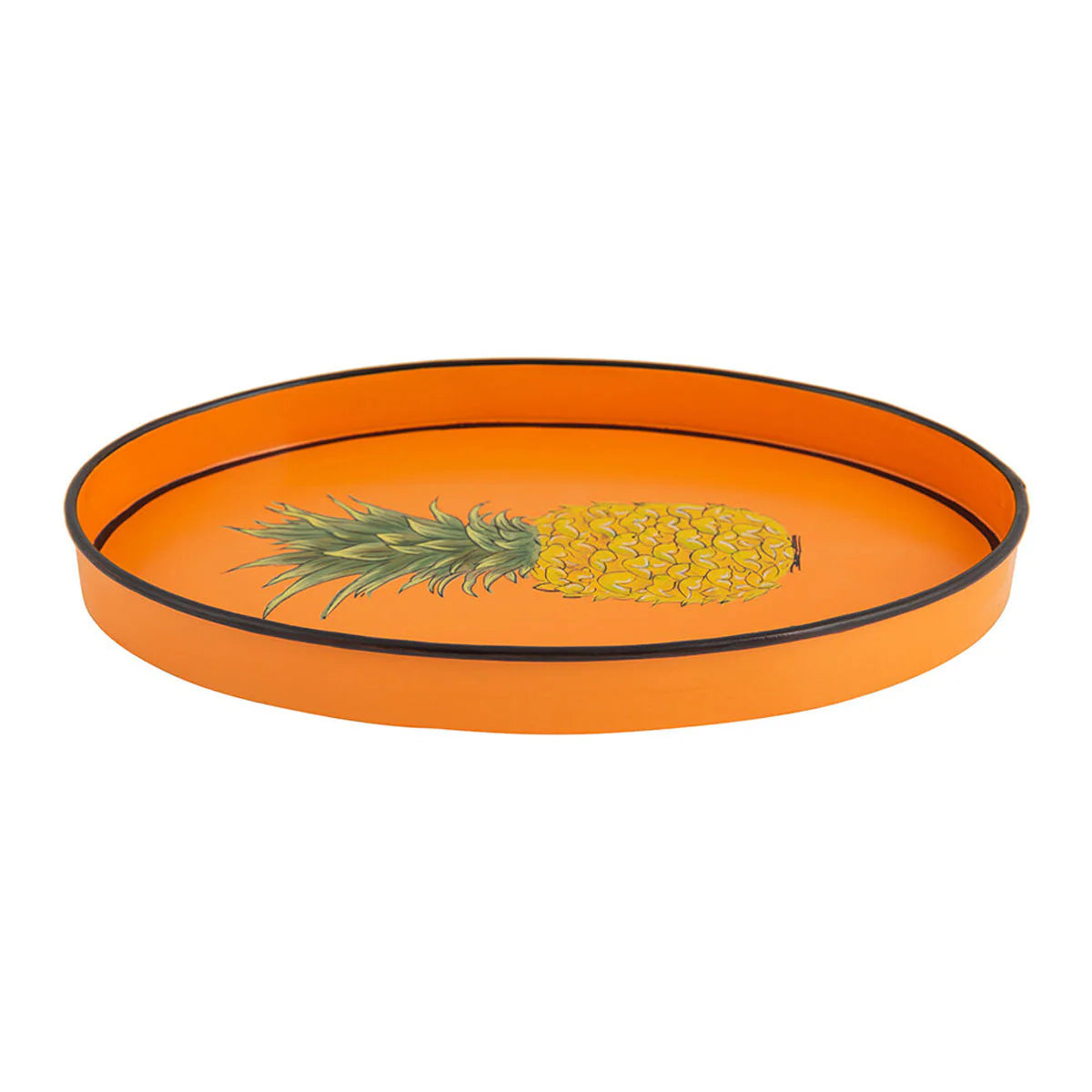 Les Ottomans Fauna Hand-Painted Tray - Pineapple