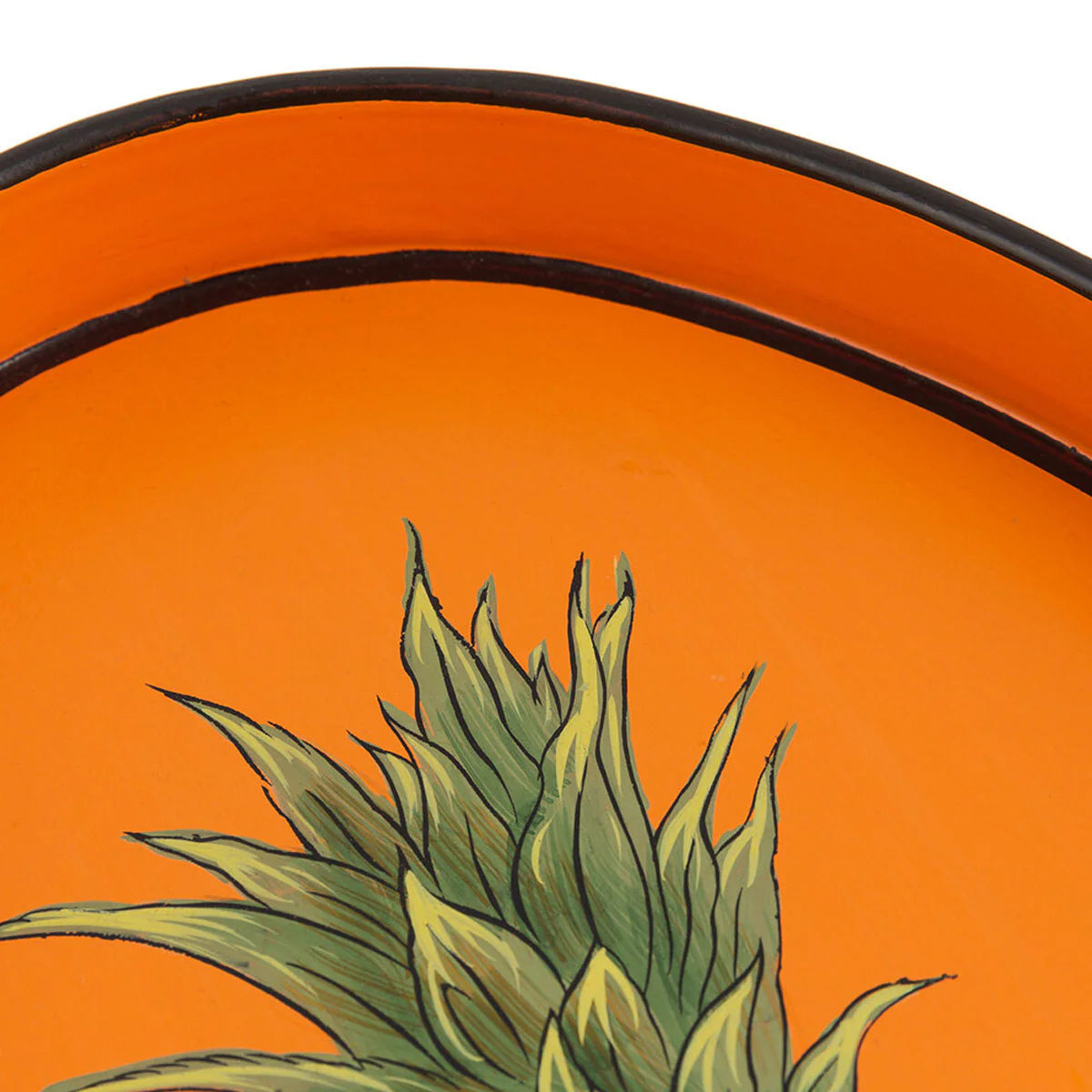 Les Ottomans Fauna Hand-Painted Tray - Pineapple