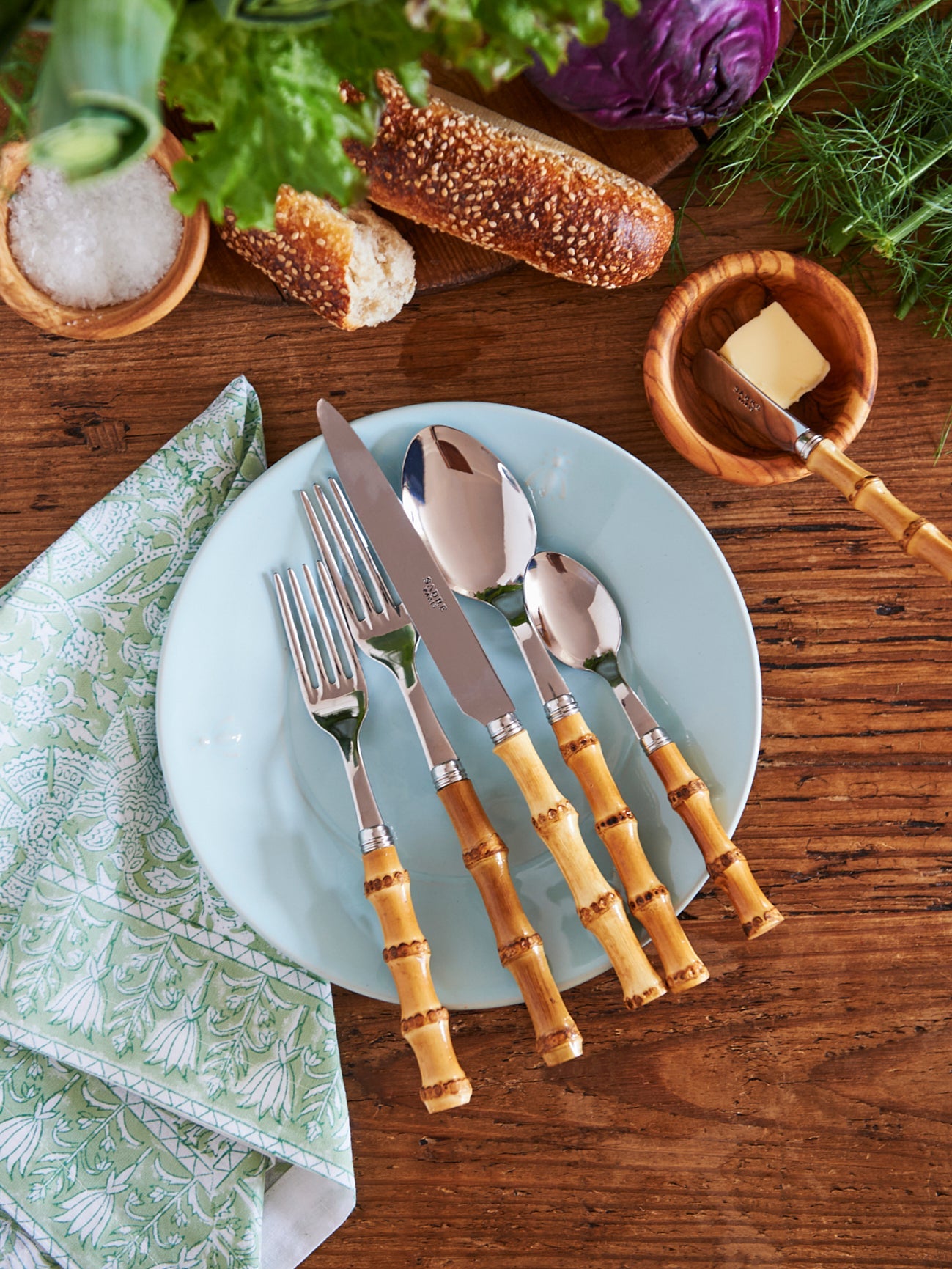 Sabre Paris Bamboo 5-Piece Place Setting