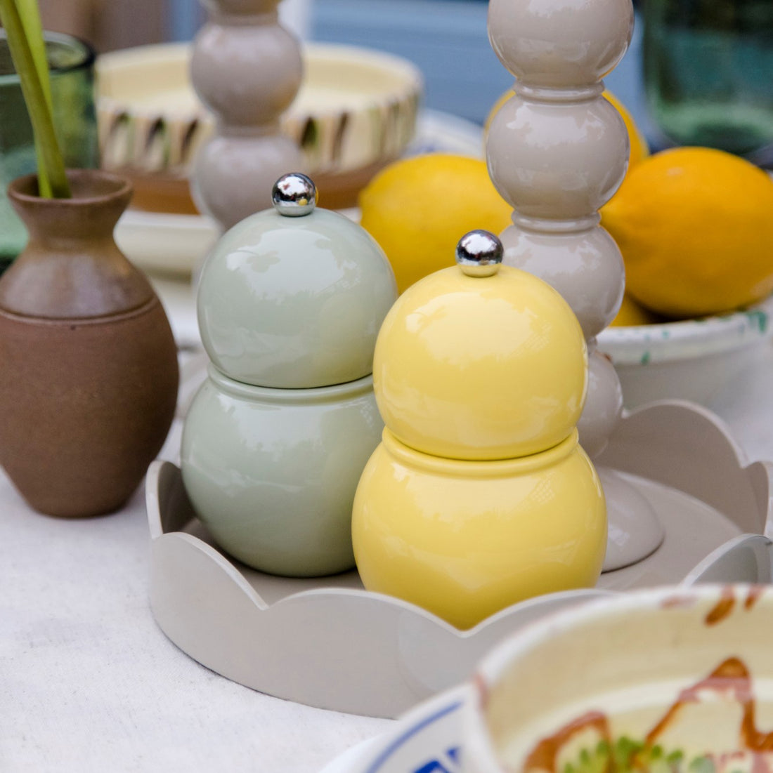 Addison Ross London Buttercream Chubbie Salt & Pepper Mill