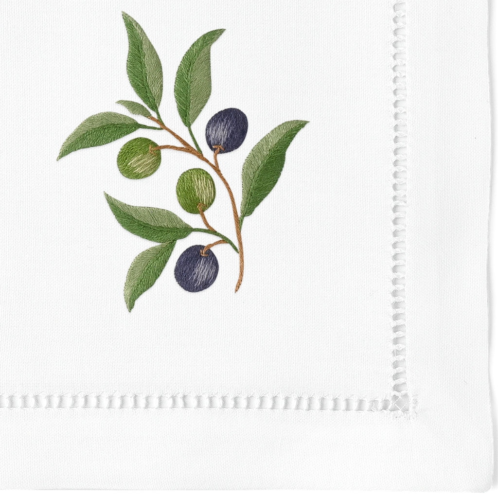Olive Branch Dinner Napkins Set of 4