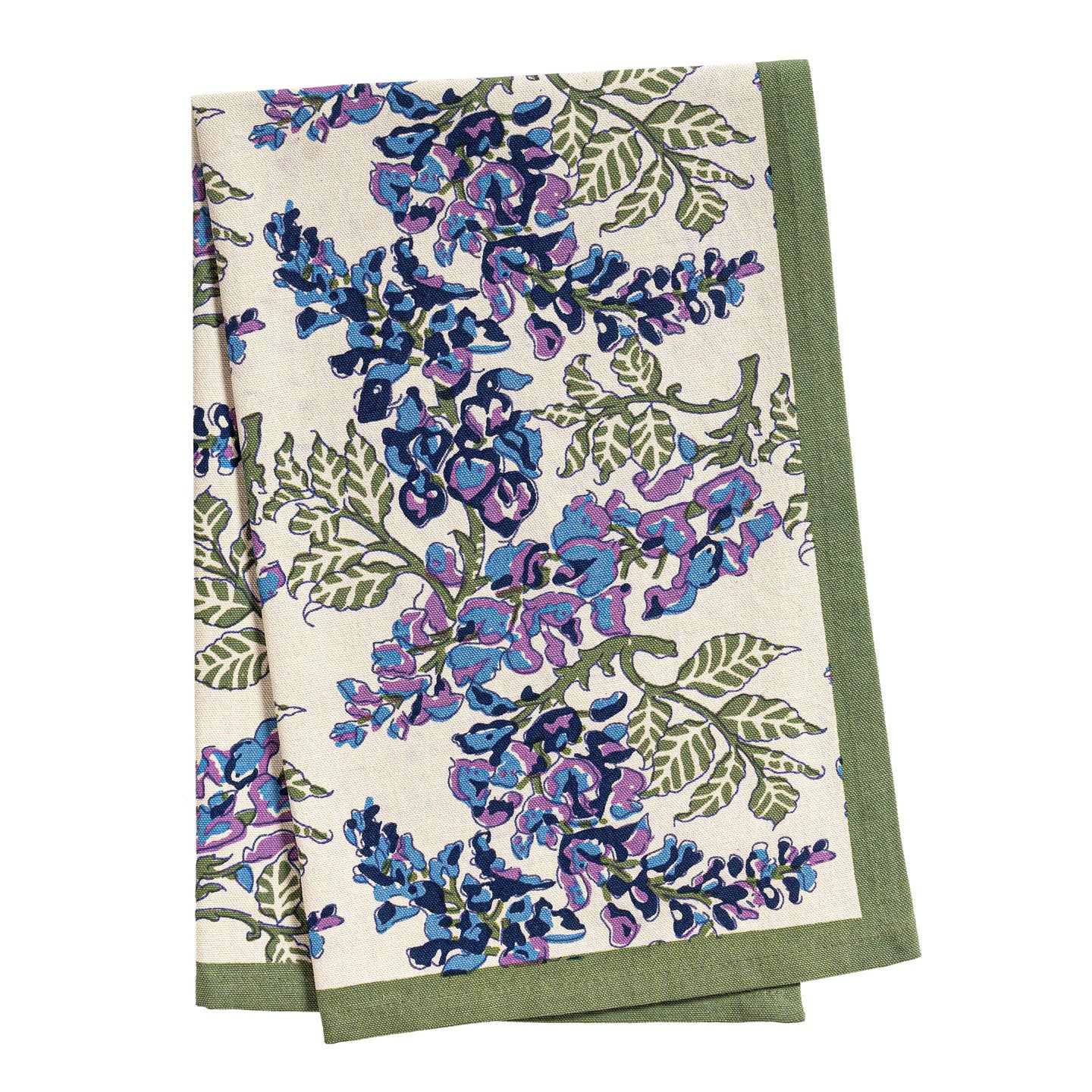 Wisteria Blue & Green Tea Towels - Set of 2