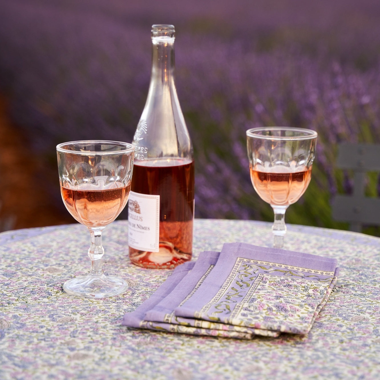 Lavender Purple French Tablecloth