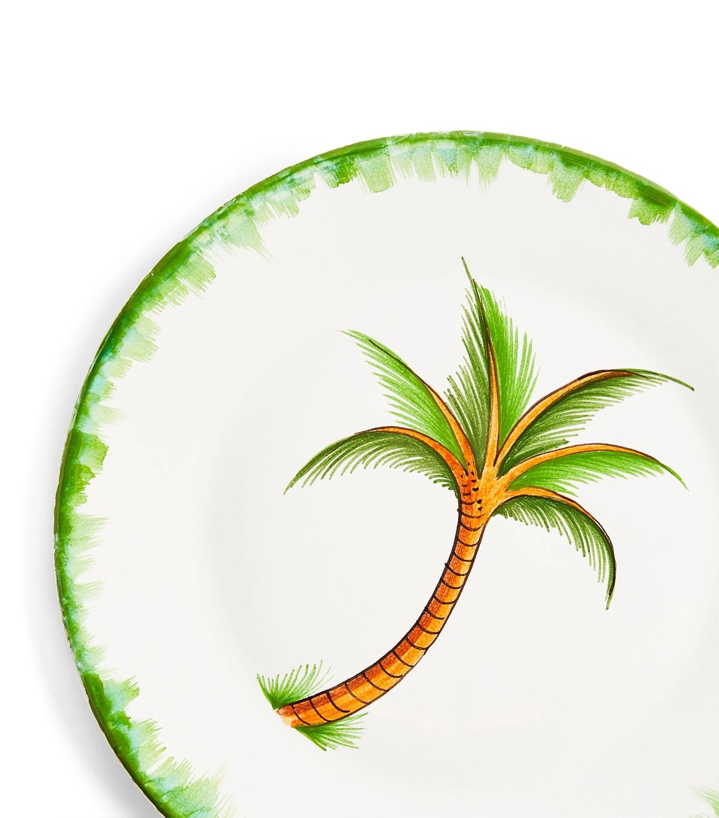 Les Ottomans Palm Tree Collection Salad/Dessert Plate