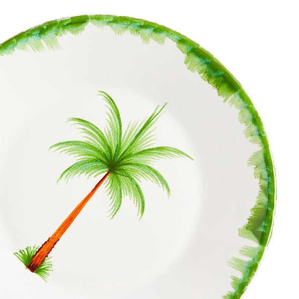 Les Ottomans Palm Tree Collection Salad/Dessert Plate