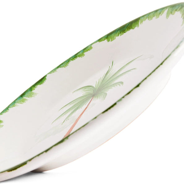Les Ottomans Palm Tree Collection Salad/Dessert Plate