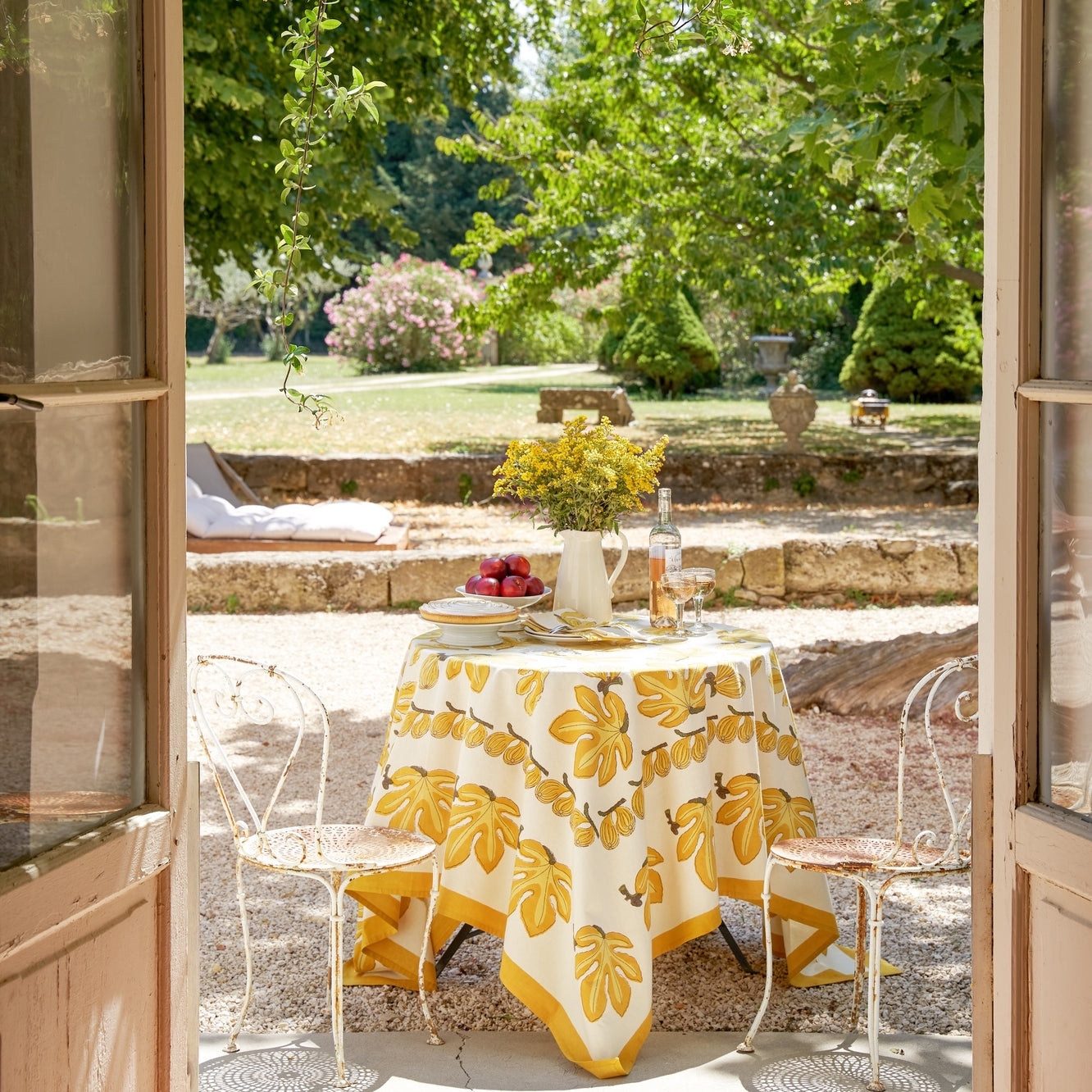 French Tablecloth Fig Citrine Tablecloth
