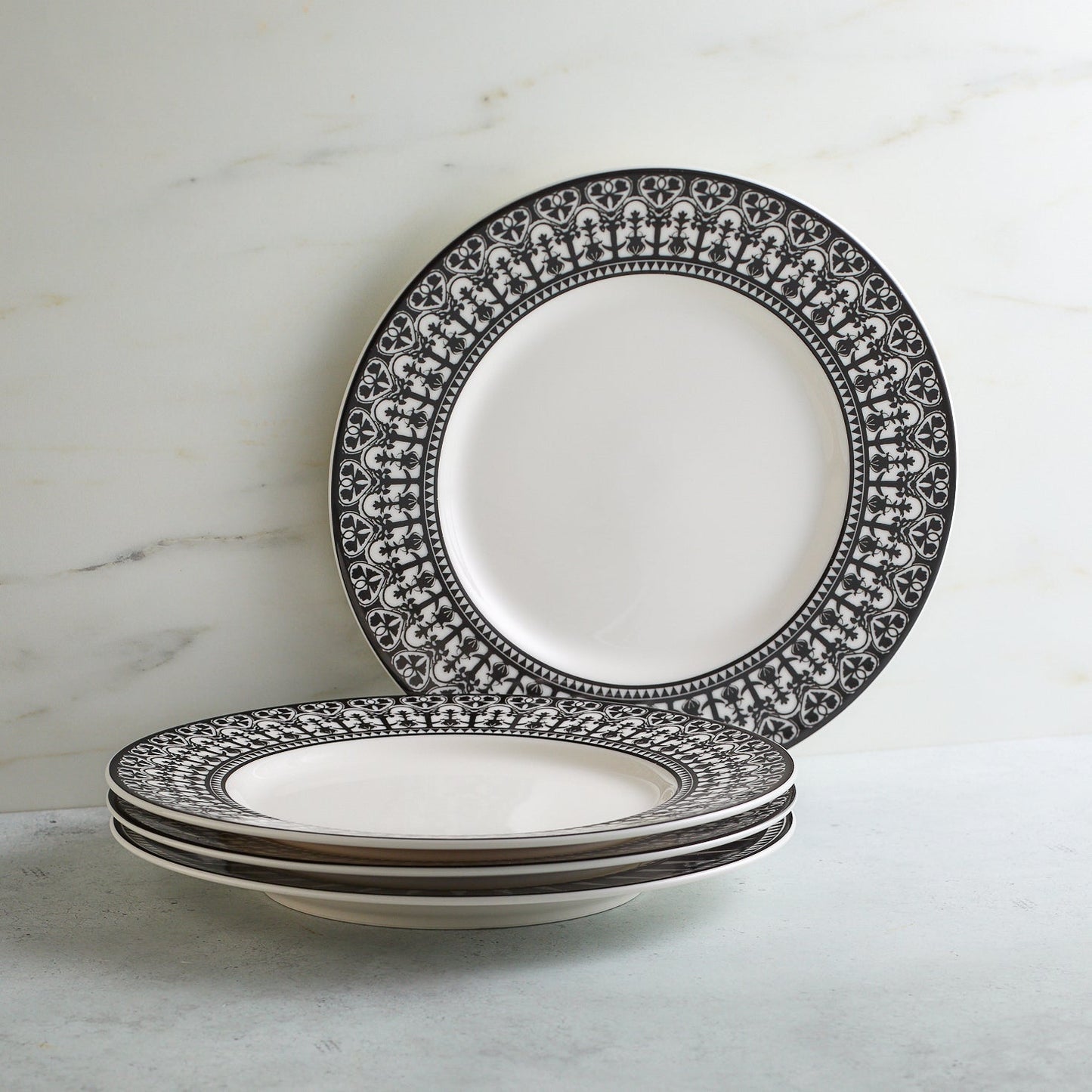 Caskata Casablanca Rimmed Salad Plate