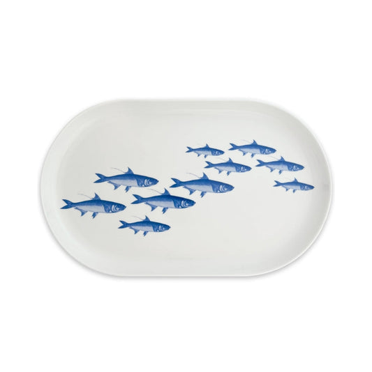 Caskata School of Fish Large Coupe Oval Platter