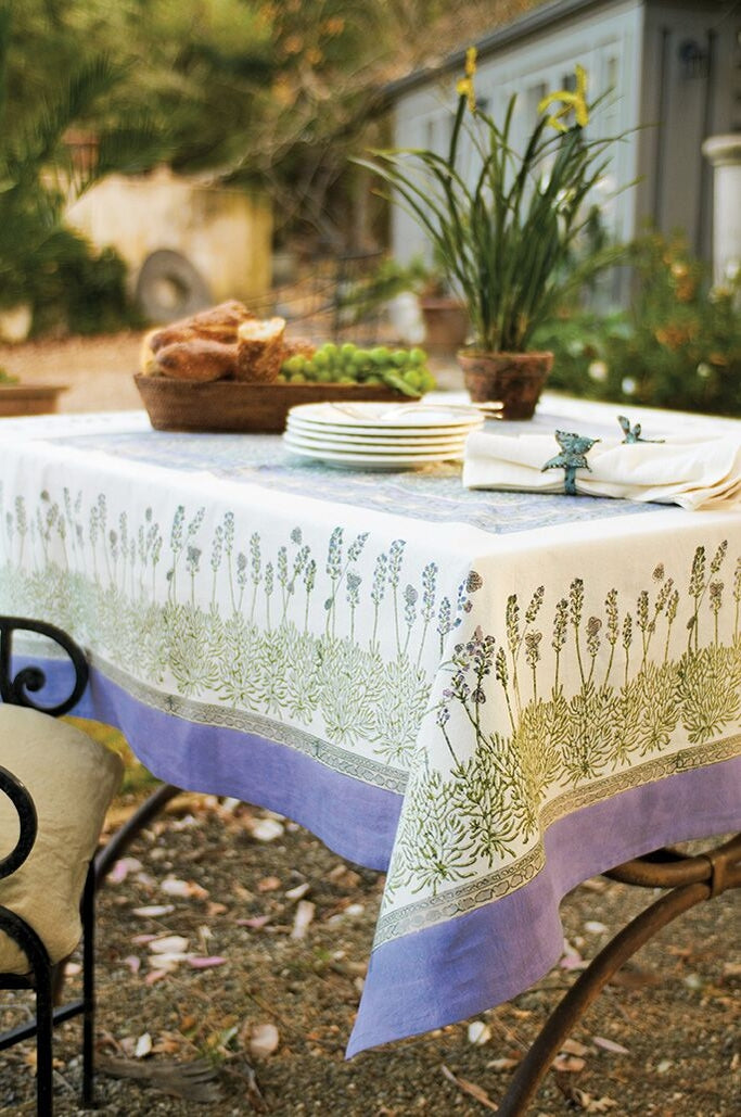 Lavender Purple French Tablecloth