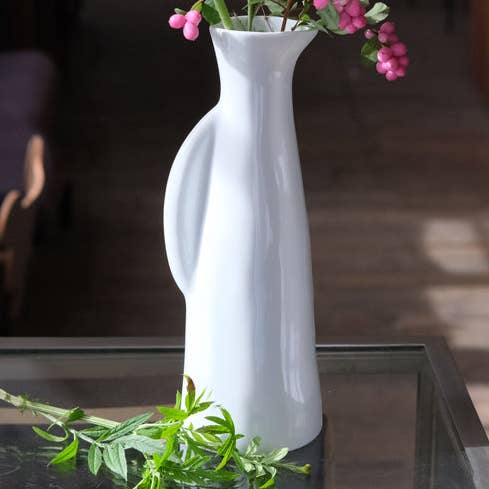 The Meerkat Tall Porcelain Carafe
