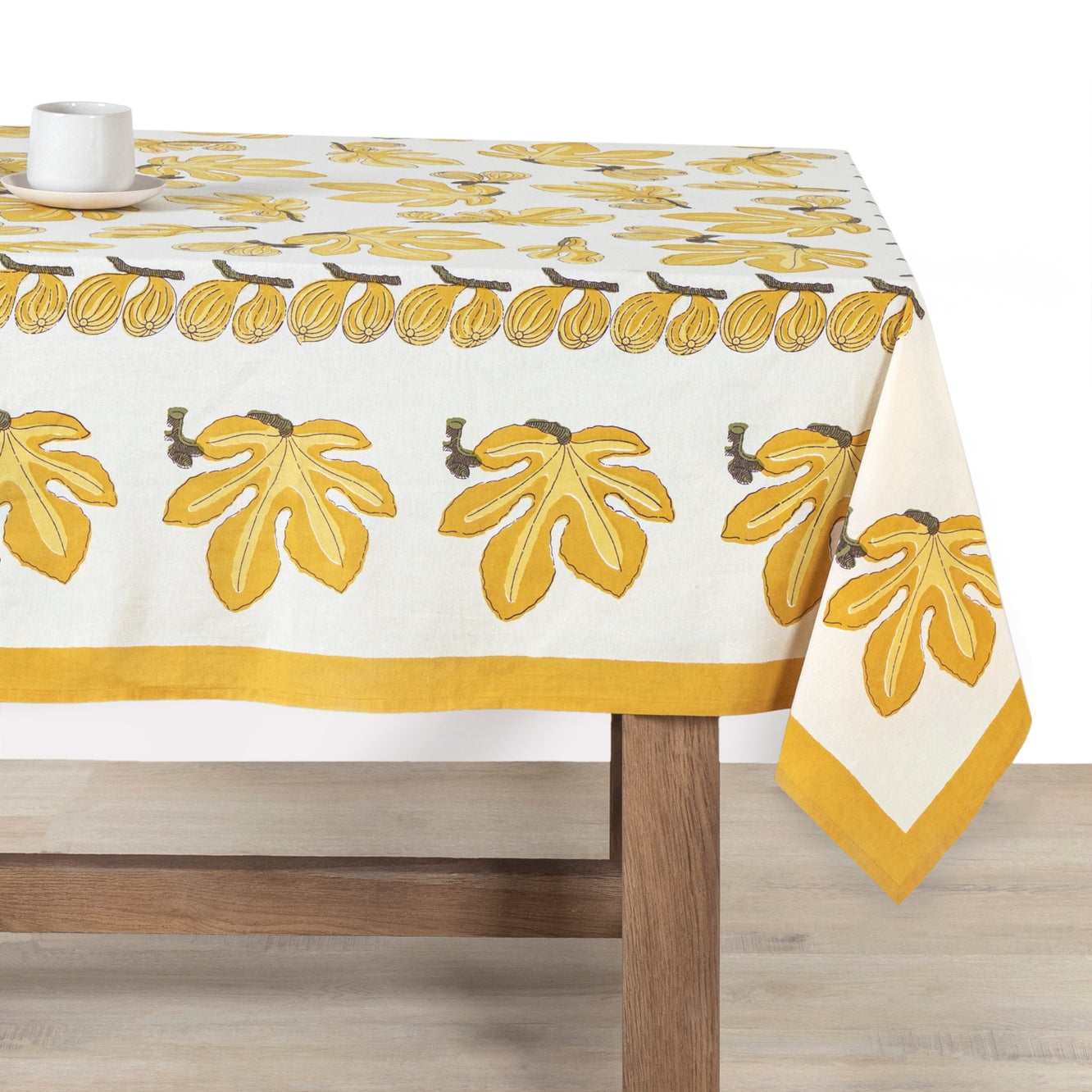 French Tablecloth Fig Citrine Tablecloth