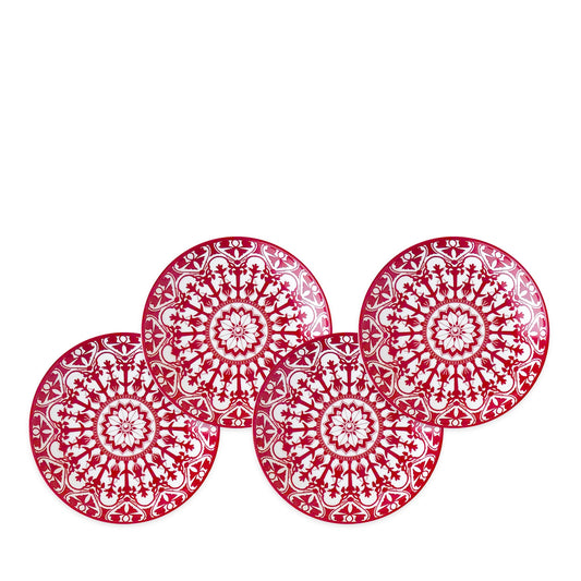 Caskata Casablanca Crimson Small Plates, Set of 4