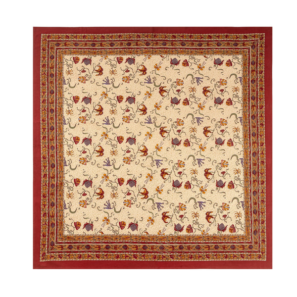 French Tablecloth Fleurs des Indes