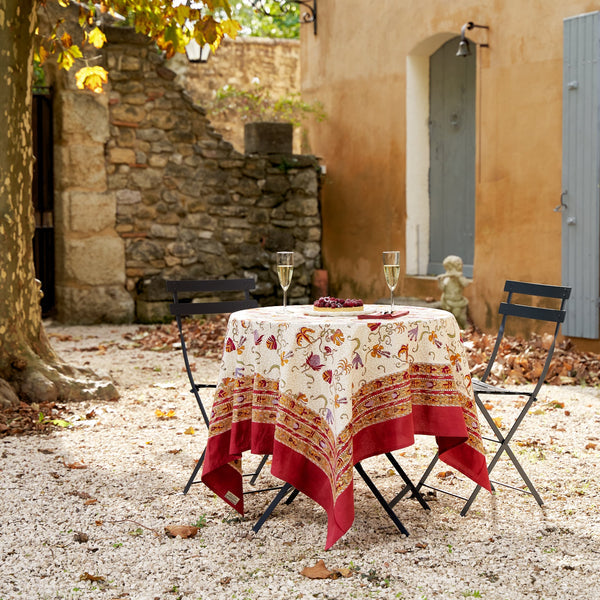 French Tablecloth Fleurs des Indes