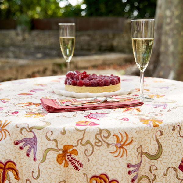 French Tablecloth Fleurs des Indes