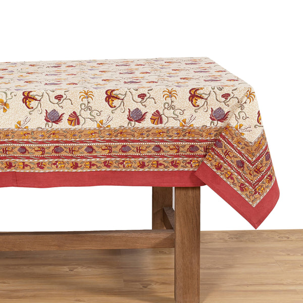 French Tablecloth Fleurs des Indes
