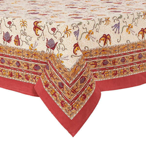 French Tablecloth Fleurs des Indes