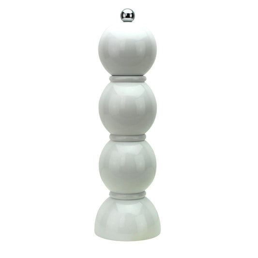 Addison Ross London White Bobbin Salt & Pepper Mill