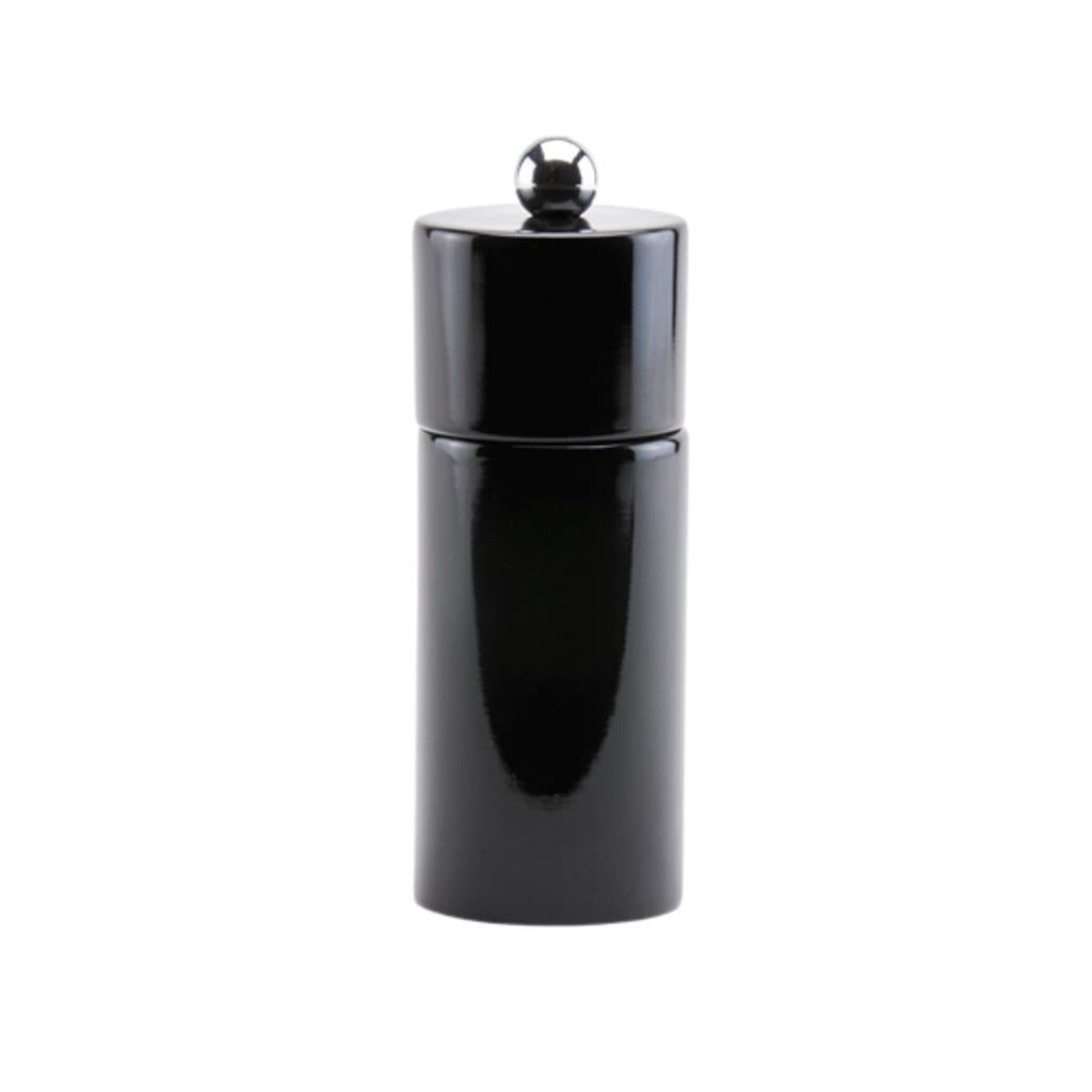 Addison Ross London BLACK MINI COLUMN SALT OR PEPPER MILL