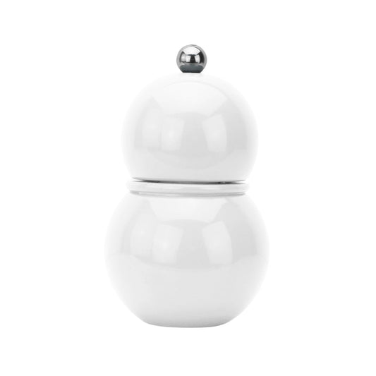 Addison Ross London White Chubbie Salt & Pepper Mill