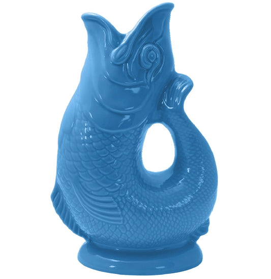 Sea Blue Original Gluggle Carafe
