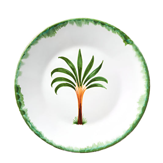 Les Ottomans Palm Tree Collection Salad/Dessert Plate