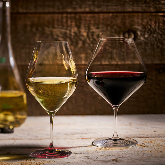 Library White Wine Glasses, Set of 4