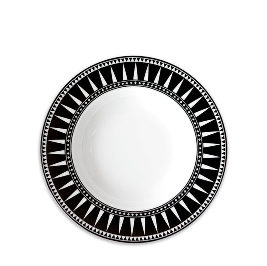 Caskata Marrakech Rimmed Soup Bowl, Set of 4