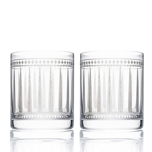 Caskata Marrakech Rocks Glasses, Sets of 2