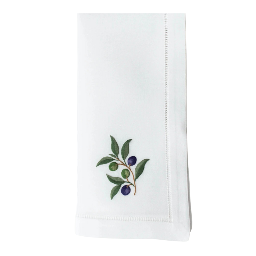 Olive Branch Dinner Napkins Set of 4