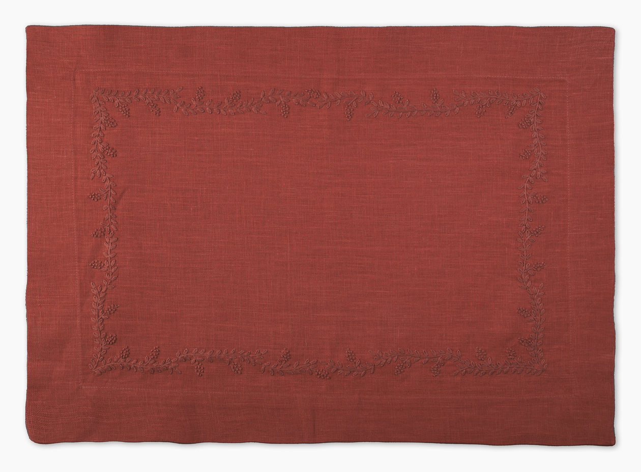 Brick Prism Vine Linen Placemat Set of 4