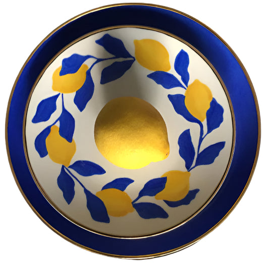 Costeira Amalfitan Collection Hand-Painted Limoges Dessert Plate IT2