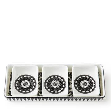 Caskata Casablanca Nested Appetizer Tray Set