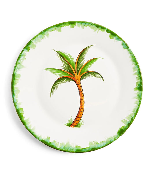 Les Ottomans Palm Tree Collection Salad/Dessert Plate