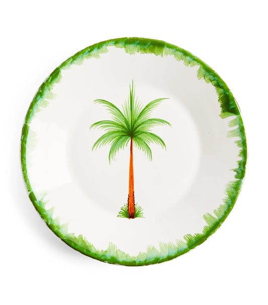 Les Ottomans Palm Tree Collection Salad/Dessert Plate