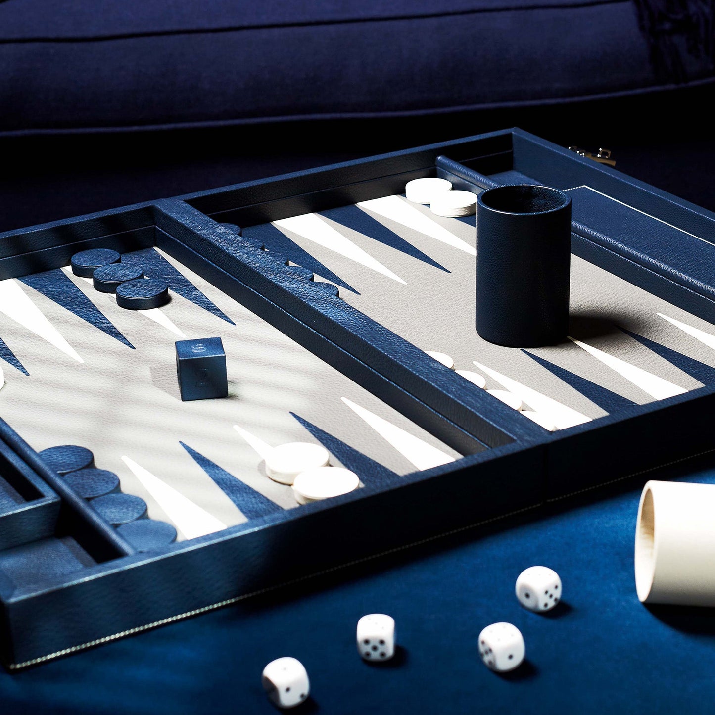 Mayfair Backgammon Case - Navy